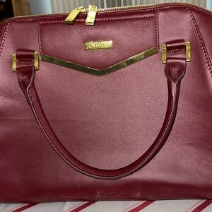 Joy & Iman Burgundy Large Handbag